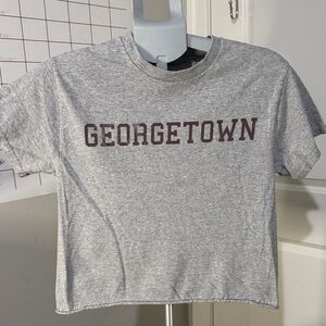 IML Gray Georgetown Women's Crop Top
